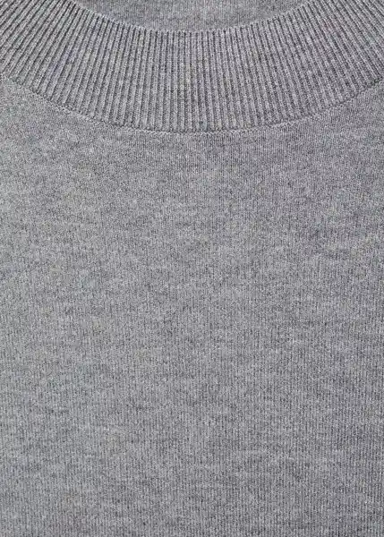 Vestido Domino Gris Medio Vigore Talla M Mujer Mango
