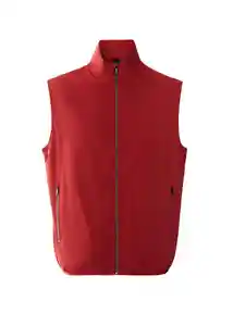 Chaleco Nadast Rojo Talla L Hombre Mango
