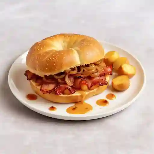 Sándwich Tocineta Caramelizada