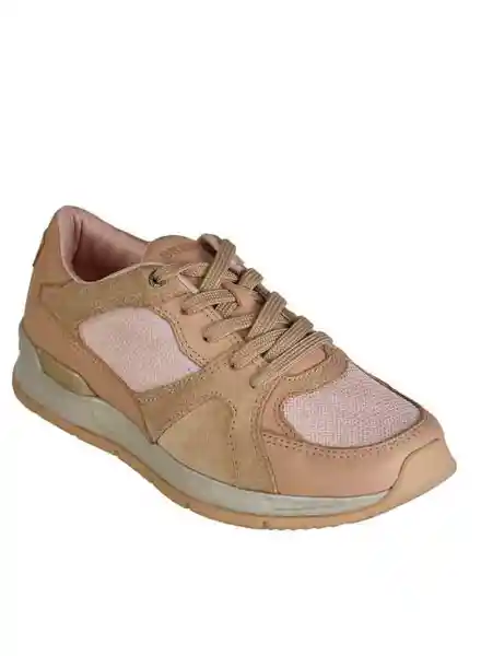 Tenis Casual Mujer Rosa Talla 37