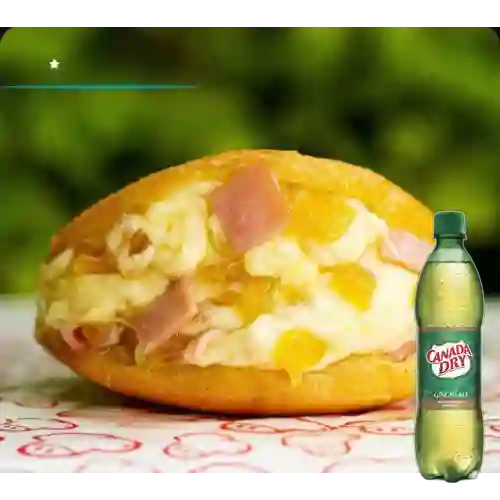 Arepa Quesuda 200 gr +Ginger Dry Ginger Ale 400ml