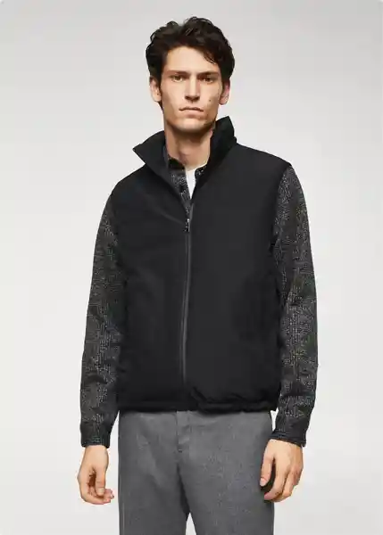 Chaleco Nadast Negro Talla XS Hombre Mango
