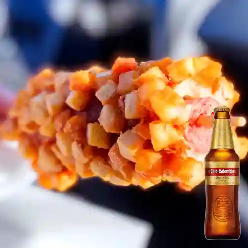 Combo Papa Dog + Club Colombia Dorada 350 ml