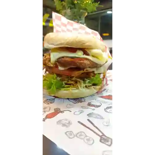 Hamburguesa Pollo Apanado