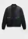 Chaqueta Marcel Negro Talla L Hombre Mango