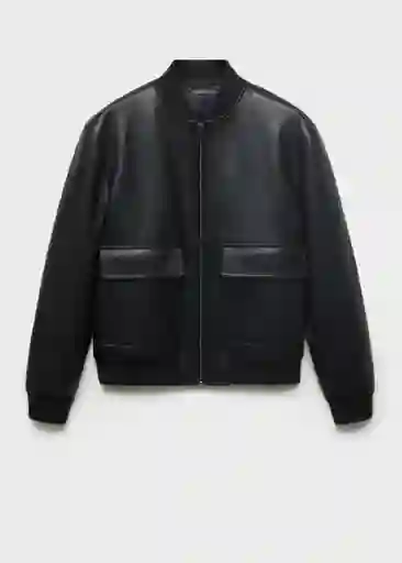 Chaqueta Marcel Negro Talla L Hombre Mango