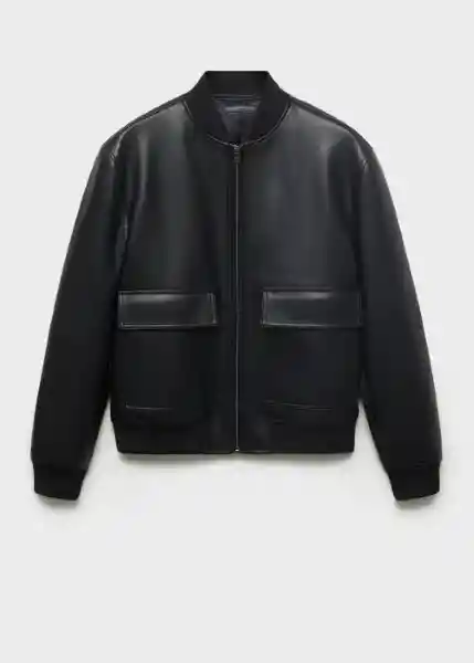 Chaqueta Marcel Negro Talla L Hombre Mango