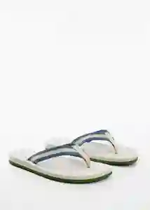 Chanclas Flipflop Beige Talla 43 Hombre Mango