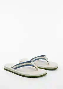 Chanclas Flipflop Beige Talla 43 Hombre Mango