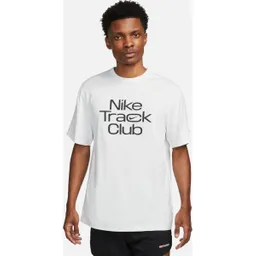 Nike Camiseta Dri-Fit Track Club Hyverse Hombre Blanco Talla M