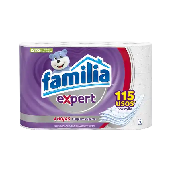 Familia Papel Higiénico Expert