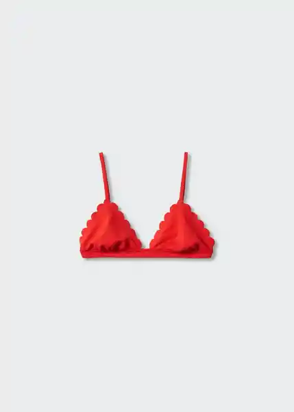 Top Bikini Ondita Rojo Talla S Mujer Mango