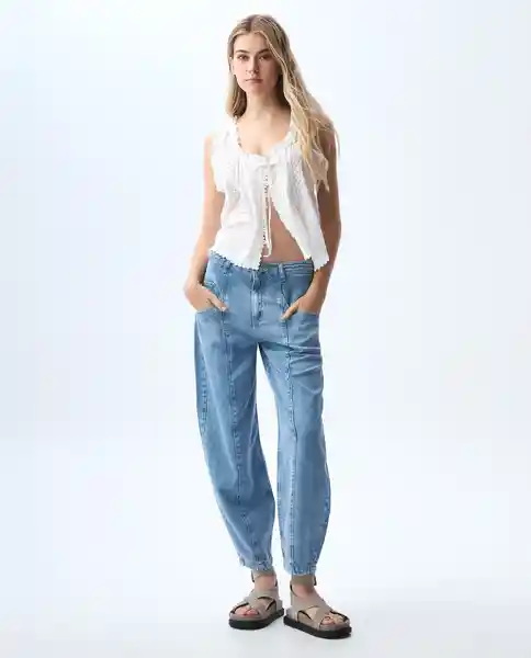 Camisa Mujer Crudo Talla XS 611G001_CRU110606 Americanino