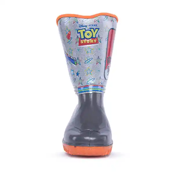 Disney Botas de Lluvia Toy Arif Para Niño Gris y Naranja T. 24