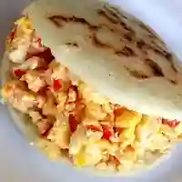 Arepa pericos rancheros