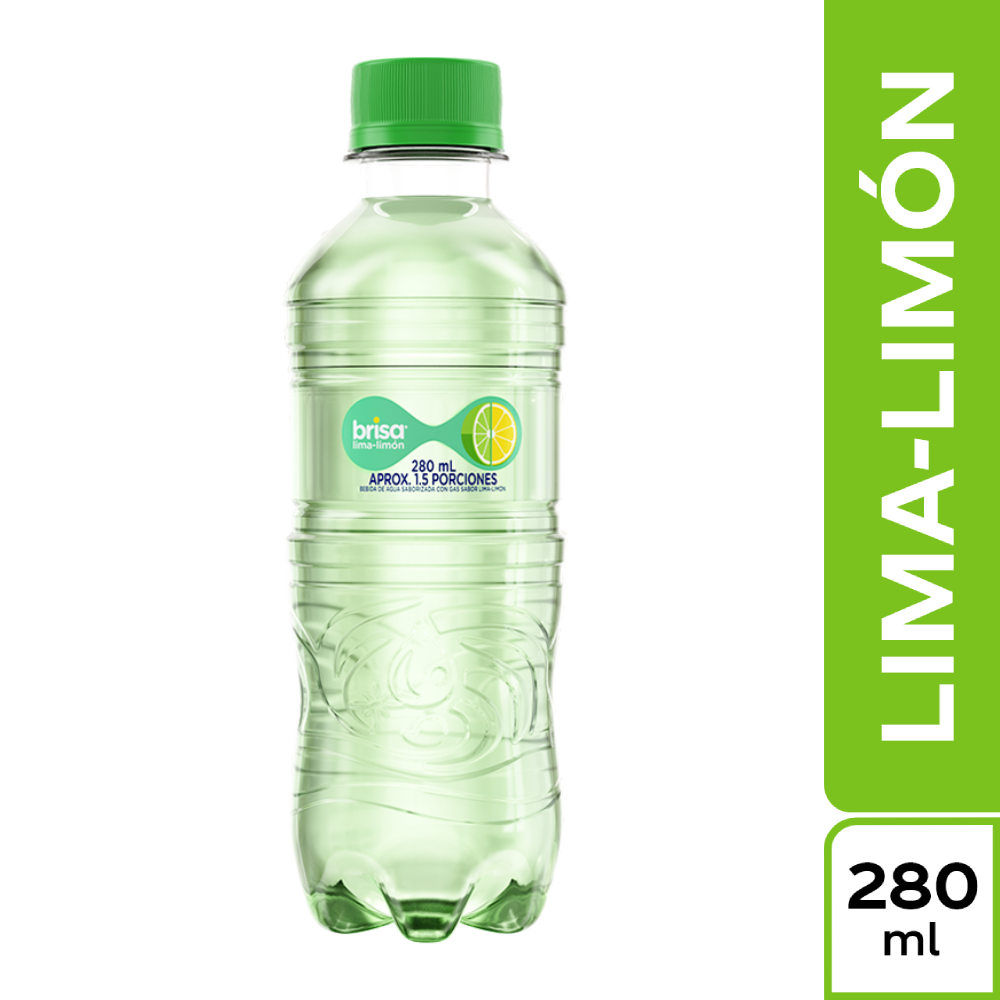 Agua Saborizada Brisa Con Gas Lima Limón 280ml