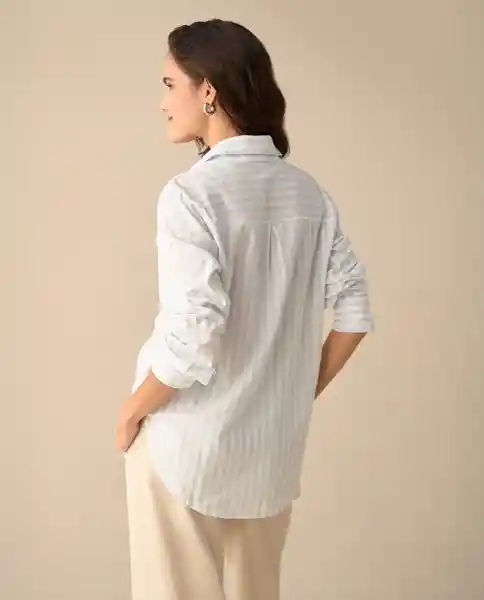 Camisa Blanco 0 Claro Talla XL 111G003 Espirit