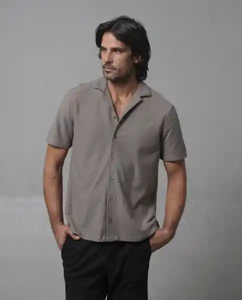 Camisa Hombre Gris Talla S 119G100_GRI181210 Rifle