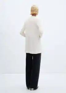 Buzo Cardigan Alma Crudo Talla S Mujer Mango