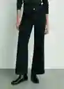 Jean Catherin Tejano Negro Talla 34 Mujer Mango