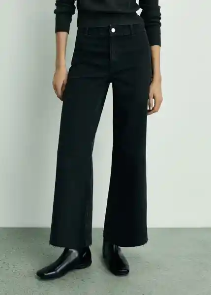 Jean Catherin Tejano Negro Talla 34 Mujer Mango