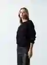 Tejido 481G088 Negro Puro Ultraoscuro Talla S Mujer 481G088 Naf Naf