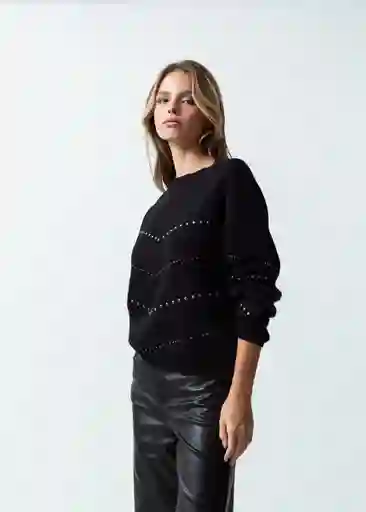 Tejido 481G088 Negro Puro Ultraoscuro Talla S Mujer 481G088 Naf Naf