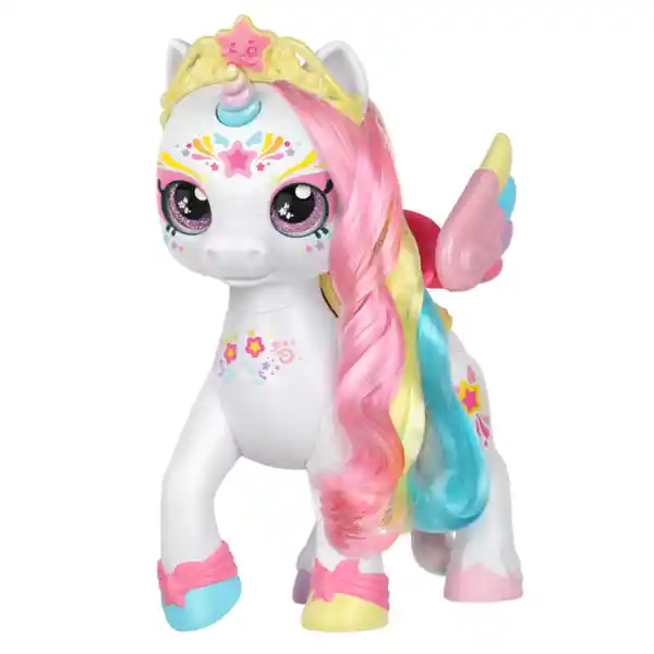 Kindi Kids Juguete Secret Saddle Unicorn Rainbow Star