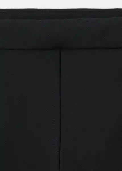 Pantalón Fijis Negro Talla 36 Mujer Mango