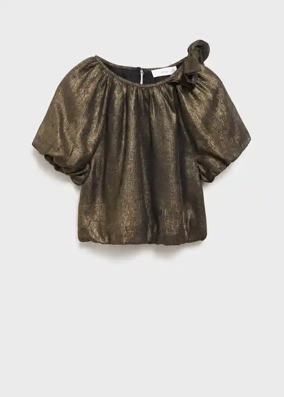 Blusa Goldy Oro Talla 11 Niñas Mango