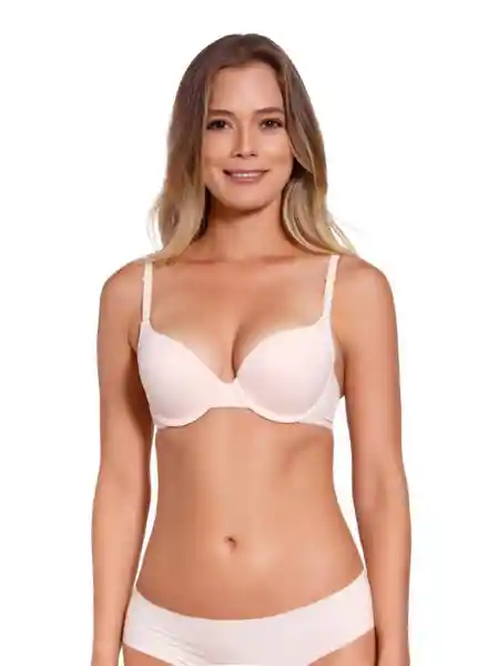 Brasier Para Dama Negro Piel Talla 34 Bronzini