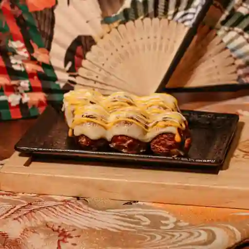 Chizu aburi takoyaki