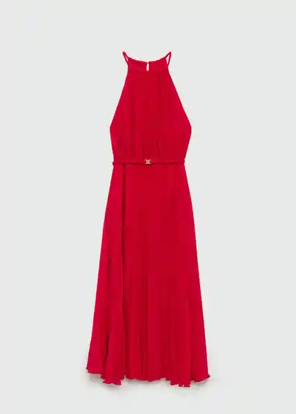 Vestido Nicel Rojo Talla XS Mujer Mango