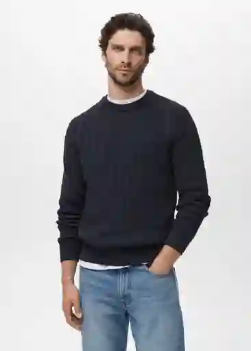 Jersey Mars Navy Talla S Hombre Mango