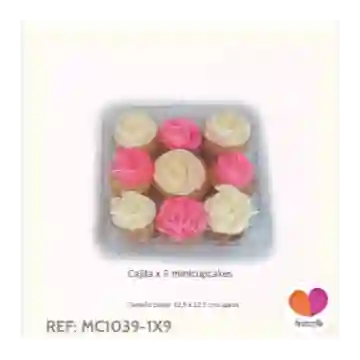 Minicupcakes X9 Rositas Ref Mc1039-1x9