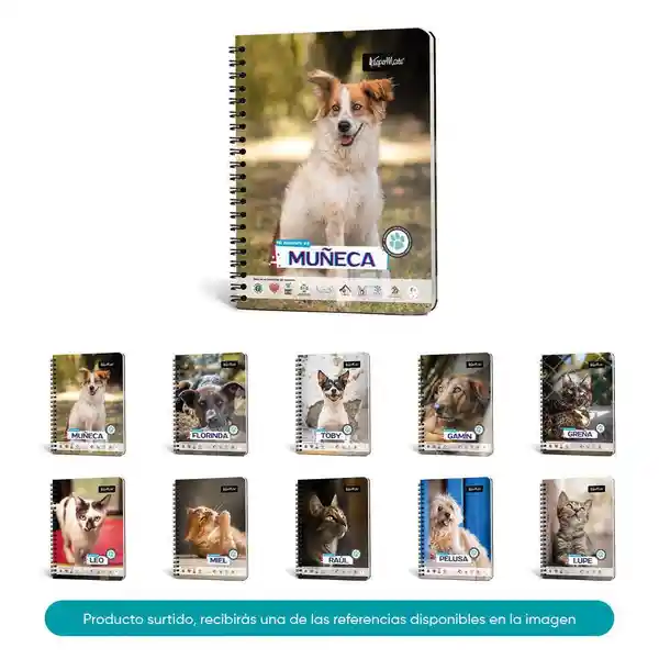 Keepermate Cuaderno Adopción Cuadriculado Argollado 80 Hojas