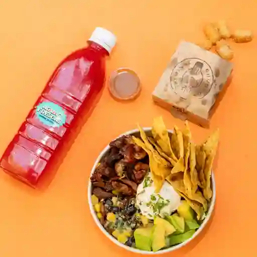Combo bowl + agua fresca y churros