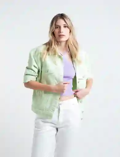 Chaqueta Chirico Mujer Verde Carrizo Claro Talla M Naf Naf