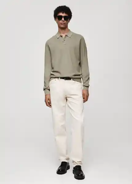 Jersey Tens Verde Pastel Talla M Hombre Mango