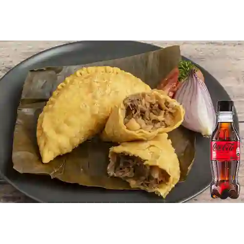 Combo Empanada D' Lomo Saltado +Cocacola S/az 250ML