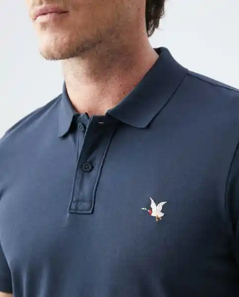 Camiseta Polo Muscle Azul Colonial Ultraoscuro T M Chevignon