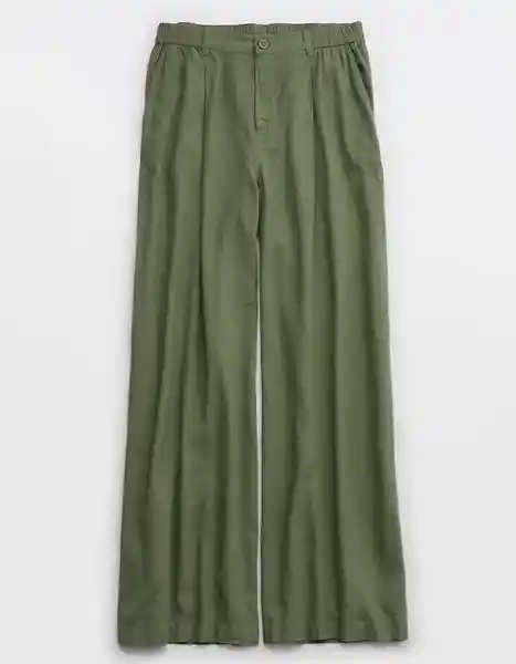 Pantalón Aerie Verde Talla Medium American Eagle 04938175