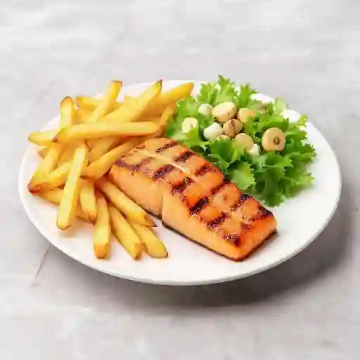 Salmón a la plancha