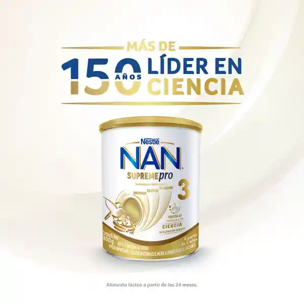 Nan Alimento Lácteo Supreme Etapa 3 