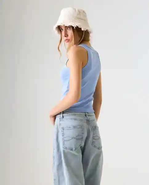 Camiseta Mujer Azul Talla XS 602G009_AZU144115 Americanino