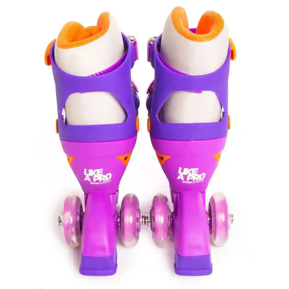 Zoom Patines Tres Ruedas Morado