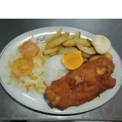 Bandejas con filete apanado