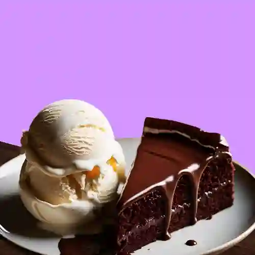 Torta con helado