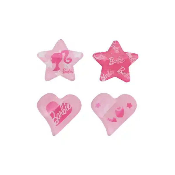 Set Pinzas Mini Para el Cabello Colección Barbie Miniso