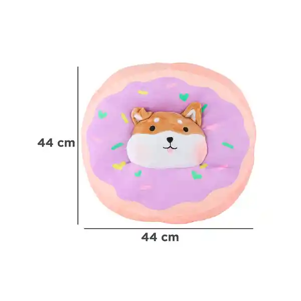 Almohada en Forma de Dona Shiba Inu Serie Miniso